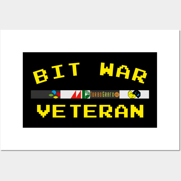 Bit War Veteran Wall Art by CCDesign